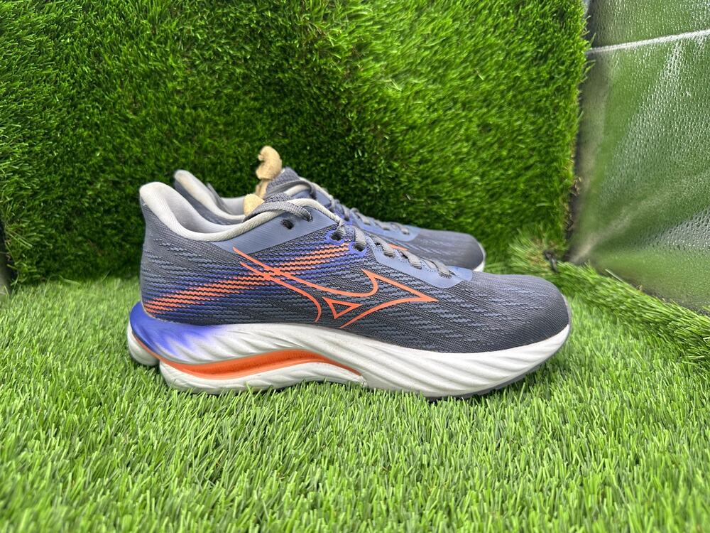 Mizuno Wave Inspire 21 J1GD254471 Athletic Sneaker Women's 7.5 Gray Jacquard Gym